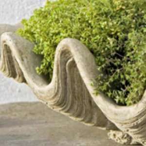  Campania Cast Stone   South Seas Planter   Natural: Patio 