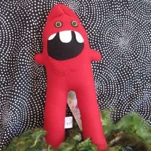  Plush Monster Red Grumpyhater Junior Toys & Games