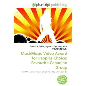  MuchMusic Video Award for Peoples Choice Favourite Canadian 
