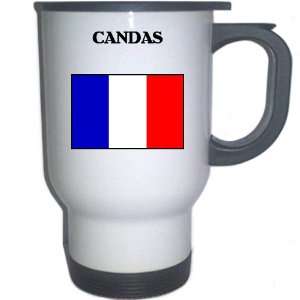  France   CANDAS White Stainless Steel Mug Everything 