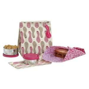  Recycled Caterpillar Canvas Sack (Magenta/Brown): Kitchen 