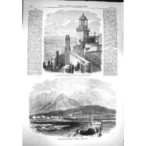   1869 Wicklow Head Lighthouse Gas Railway America Ogden: Home & Kitchen