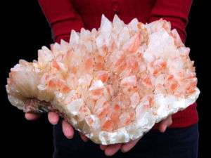 Museum 22.5 lb 1 Ft Sharp Red Calcite Cluster!  