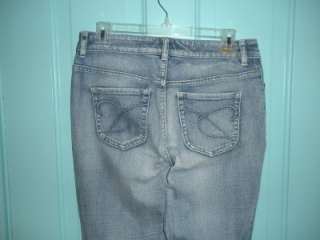 CHICOS Platinum Denim Stonewashed Skinny Jeans 0 r S M  