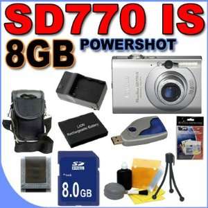  Canon Powershot SD770 IS (2601B001) 10.0MP 3x Optical Zoom 