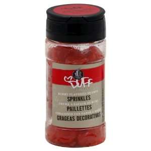 Duff Decorating Sprinkles, Heart Strawberry Flavored, 2.8 Ounce 