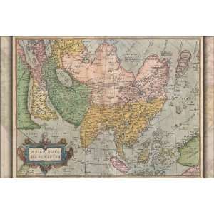  1670 Map of Asia by Ortelius   24x36 Poster: Everything 