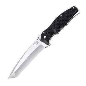 SOG Knives VL 50 Vulcan Straight EdFixed Blade Knife w/ Leather Sheath 