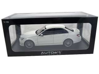 Brand new 1:18 scale diecast car model of Mercedes C63 AMG With Real 