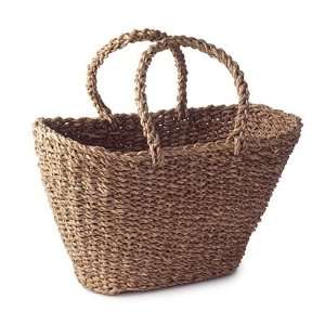  Holga Leaf Basket Tote: Home & Kitchen