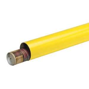  : BOXP3012Y   3 x 12 Yellow Mailing Tubes with Caps: Office Products