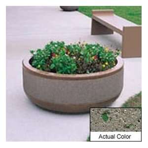   Round Planter   Weatherstone Glass C54 42x17 Patio, Lawn & Garden