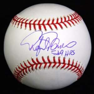  Rafael Palmeiro Signed Baseball   with 569 Hrs 