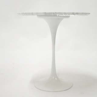 new beautiful 20 round white marble side tulip table : best quality 