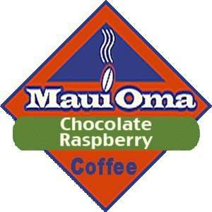 Hawaii Maui Oma Coffee 8 oz. Ground Chocolate Raspberry  