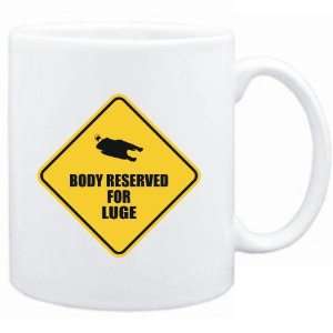    Mug White  BODY RESERVED FOR Luge  Sports: Sports & Outdoors