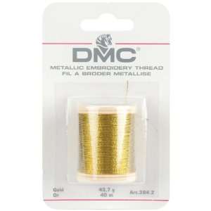  DMC Metallic Embroidery Thread 43.7 yards Gold: Arts 
