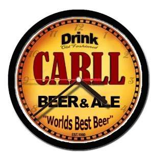 CARLL beer and ale cerveza wall clock: Everything Else