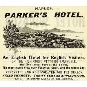 Parkers Hotel Bay Naples Vesuvius Corso Vittorio Emanuele Italy Resort 