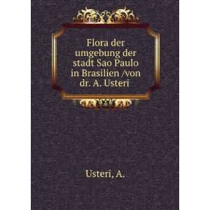   stadt Sao Paulo in Brasilien /von dr. A. Usteri . A. Usteri Books