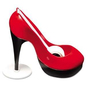   Tape Dispenser Two Tone Red And Black With 3/4 X 350 Roll Magic Tape