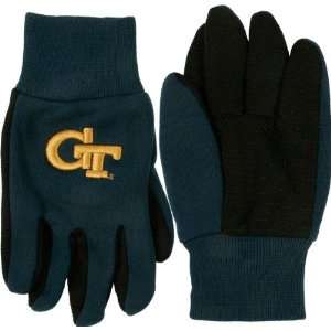  Georgia Tech Yellow Jackets Utility Work Gloves Sports 