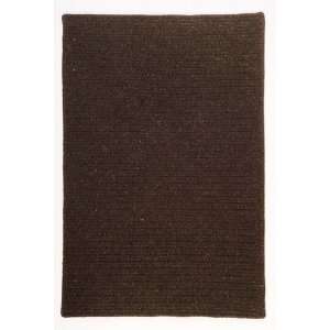  Braided Solid Wool Area Rug Carpet Cocoa 12 x 12 square 