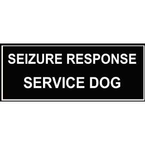  Dean & Tyler SEIZURE RESPONSE SERVICE DOG Patches   Fits 