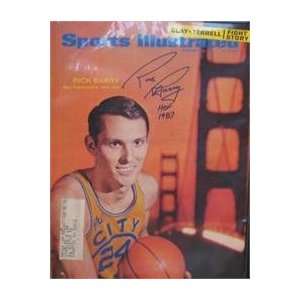 Rick Barry autographed Sports Illustrated Magazine (Golden 