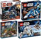 LEGO Star Wars Combo  Jedi + Tri Fighter + Ewok Attack + Hoth Cave 