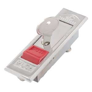   Plane Type Silver Tone Metal Locking Cabinet Lock: Home Improvement
