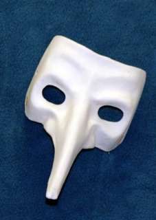   Paper Mache Mardi Gras Blank Casanova Mask 7 Naso 51438: Clothing