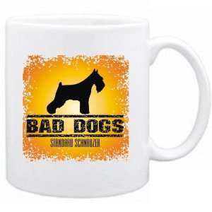    New  Bad Dogs Standard Schnauzer  Mug Dog: Home & Kitchen