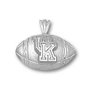  Kentucky Wildcats UK Football Pendant   Sterling Silver 