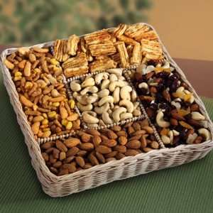 Crunch Snack and Nuts Basket Gift Grocery & Gourmet Food