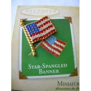   2004 Hallmark Ornament Miniature Star Spangled Banner: Everything Else