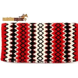  Mayatex Saddle Blanket   Wool Arroyo Seco   Red   Cream 