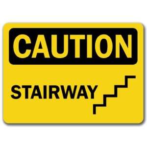   Stairway (with graphic)   10 x 14 OSHA Safety Sign
