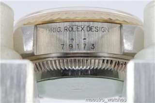   Rolex Datejust Watch 79173 P Gold Campage Dial w Warranty card  