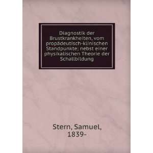   Theorie der Schallbildung: Samuel, 1839  Stern:  Books