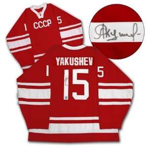   Team Cccp Autographed/Hand Signed Hockey Jersey