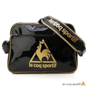 BN Le coq sportif Classic Messenger Shoulder Bag Black  