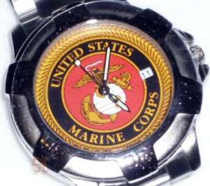 united states marine corps sports wrist watch with quartz movement 