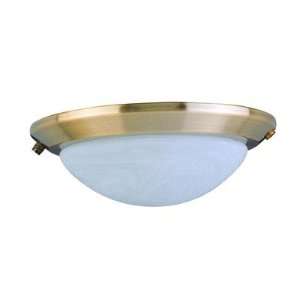  Two Light CFL Spiral Low Profile Ceiling Fan Light Kit in 