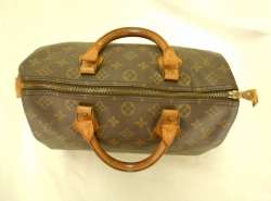 LOUIS VUITTON Monogram Speedy 30 Handbag LV Vintage Boston bag M41526 