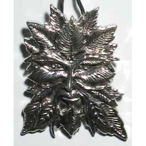  Sterling Silver Green Man Pendant Forest God: Everything 