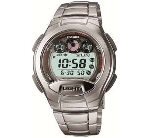 Casio Gents Digital Sports W 755D 1AVES Stainless Steel Strap Watch 