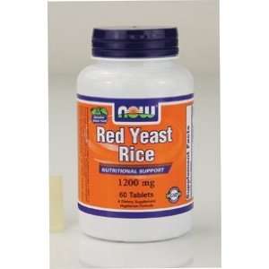  Red Yeast Rice 1200 mg 60 Tablets by NOW Health 