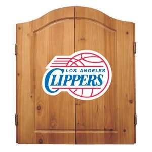  NBA Los Angeles Clippers Solid Pine Cabinet And Bristle 