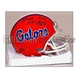  Chad Jackson Autographed Florida Gators Mini Helmet with 